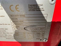 2017 vicon andex 1505 roterende hark - afbeelding 14 van  21