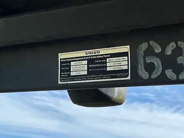 2017 volvo ec18d minigraafmachine - afbeelding 11 van  24