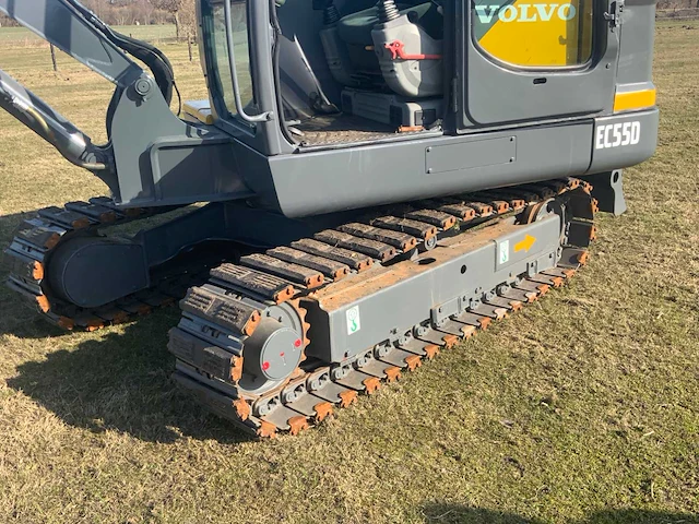 2017 volvo ec55d rups graafmachine - afbeelding 20 van  46