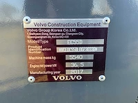 2017 volvo ec55d rups graafmachine - afbeelding 41 van  46