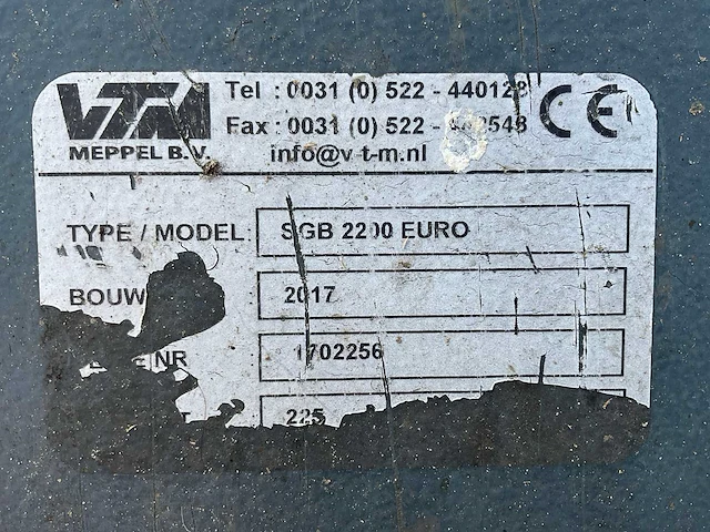2017 vtm sgb 2200 volumebak - afbeelding 7 van  7