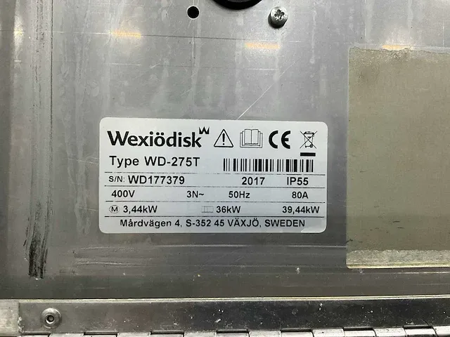 2017 wexiodiks wd-275t dienbladen vaatwasmachine - afbeelding 9 van  17