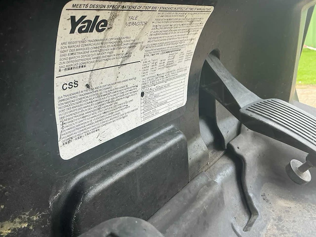 2017 yale glp25vxe vorkheftruck - afbeelding 6 van  15