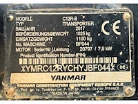 2017 yanmar c12r-b 3 zijdige rupsdumper - afbeelding 16 van  23
