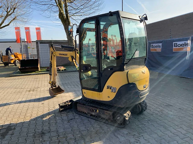 2017 yanmar sv18 mini graafmachine - afbeelding 16 van  22