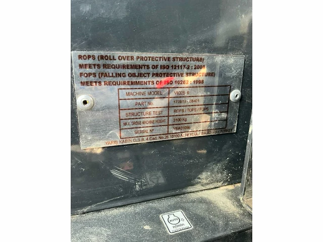 2017 yanmar vio27-6 midigraafmachine - afbeelding 35 van  44