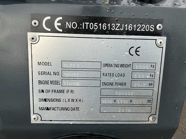 2018 - sico - xl750 - shovel - afbeelding 6 van  15