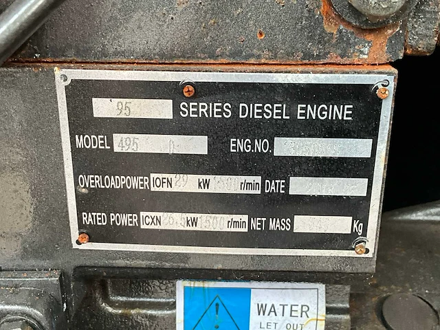 2018 a.c.synchronous gf3-40kva stroomgenerator - afbeelding 5 van  15