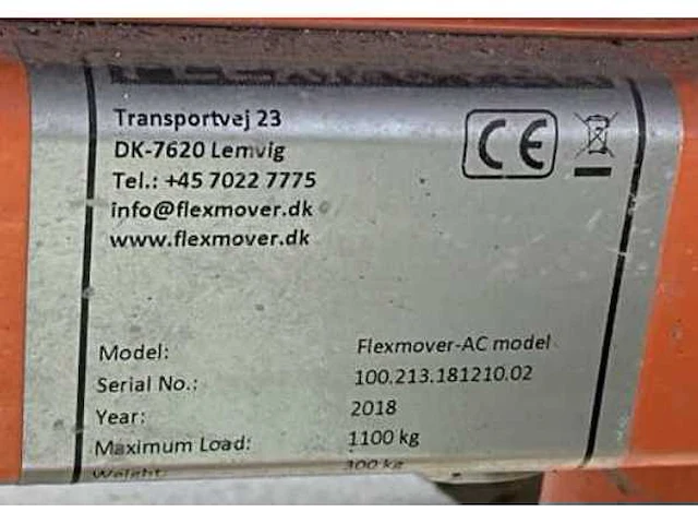 2018 al-lift flexmover powermover - afbeelding 9 van  9