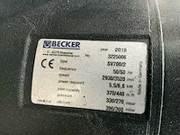 2018 becker sv 700/2 vacuümpomp - afbeelding 6 van  6