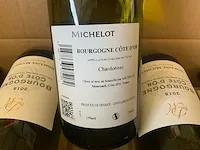2018 bourgogne cote d’or domaine michelot witte wijn (11x) - afbeelding 2 van  4