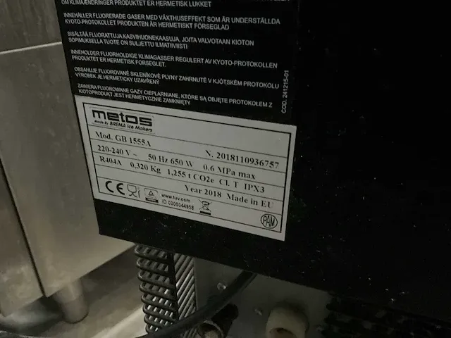 2018 brema gb 1555a crushed ice machine - afbeelding 4 van  4