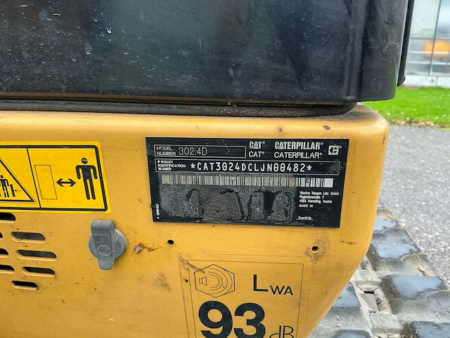2018 caterpillar 302.4d minigraafmachine - afbeelding 19 van  41