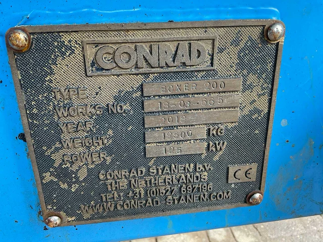 2018 conrad boxer 200 mobiele boorinstallatie - afbeelding 20 van  27