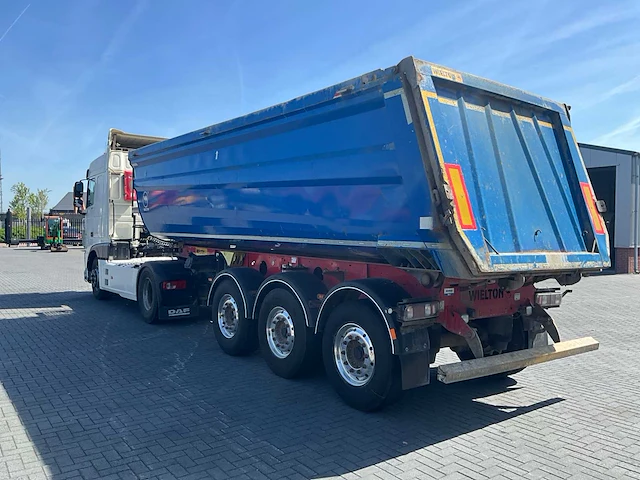 2018 daf xf 480 vrachtwagen met wielton nw 3 trailer - afbeelding 4 van  63