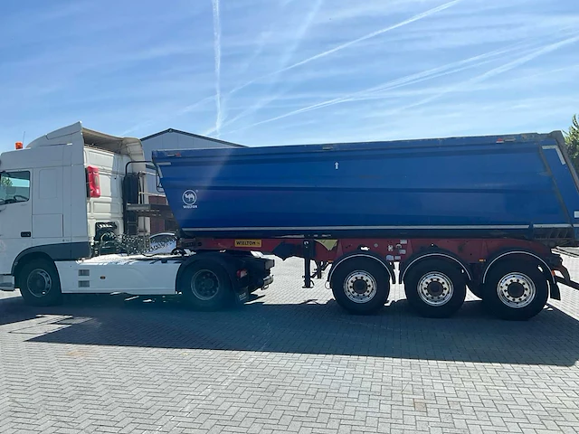 2018 daf xf 480 vrachtwagen met wielton nw 3 trailer - afbeelding 6 van  63