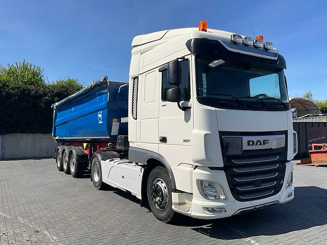 2018 daf xf 480 vrachtwagen met wielton nw 3 trailer - afbeelding 8 van  63