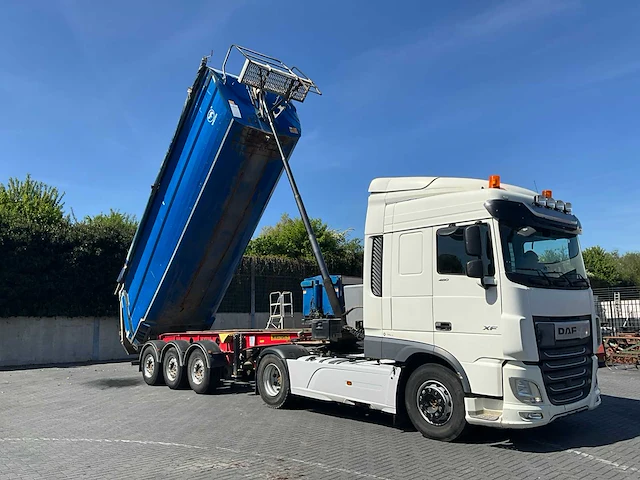 2018 daf xf 480 vrachtwagen met wielton nw 3 trailer - afbeelding 23 van  63