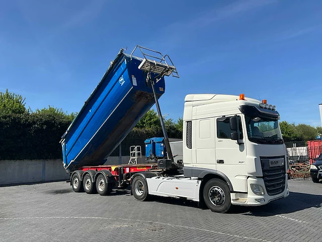 2018 daf xf 480 vrachtwagen met wielton nw 3 trailer - afbeelding 59 van  63