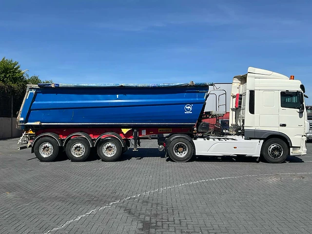 2018 daf xf 480 vrachtwagen met wielton nw 3 trailer - afbeelding 62 van  63