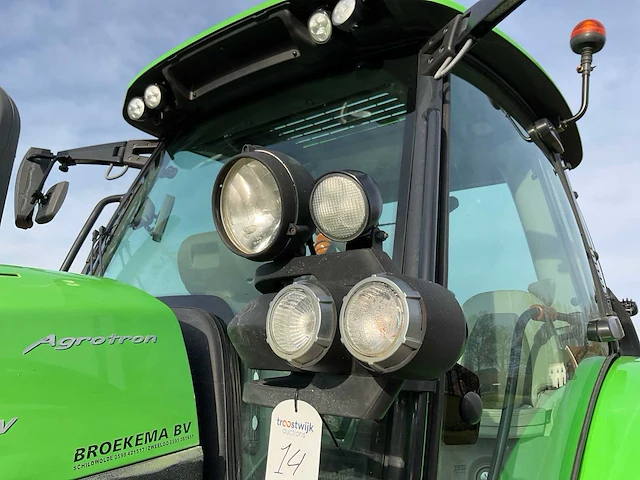 2018 deutz-fahr 6185 ttv vierwielaangedreven landbouwtractor - afbeelding 10 van  51