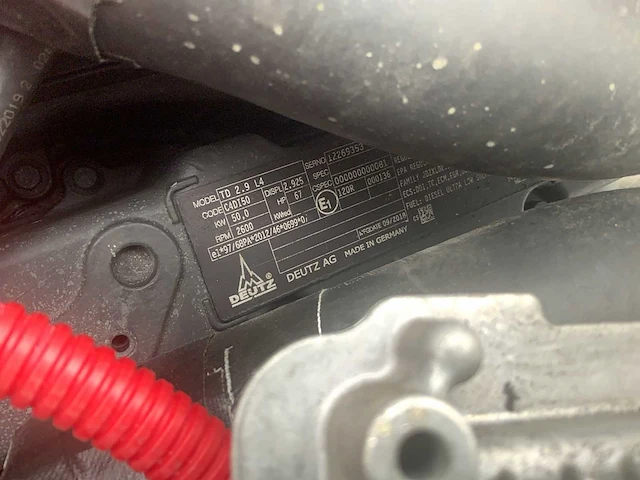 2018 deutz td2.9l4 dieselmotor - afbeelding 4 van  4