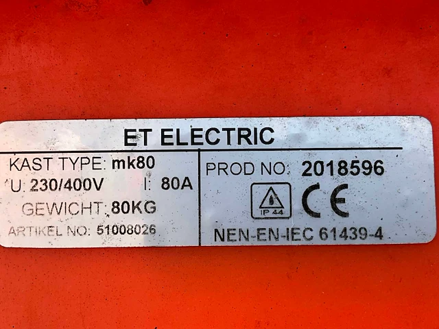 2018 et electric mk80 bouw aansluitkast - afbeelding 5 van  13