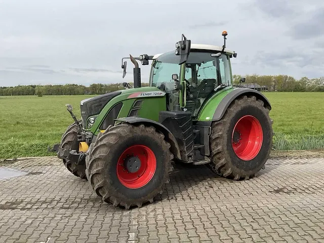 2018 fendt 724 s4 profi (gps) vierwielaangedreven landbouwtractor - afbeelding 1 van  27