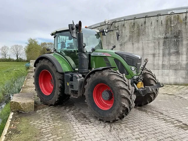 2018 fendt 724 s4 profi (gps) vierwielaangedreven landbouwtractor - afbeelding 24 van  27