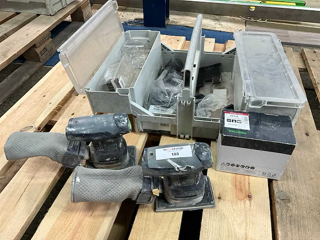 2018 festool rts 400 req handschuurmachine (2x) - afbeelding 1 van  8