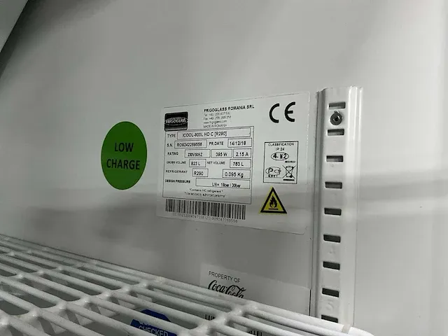 2018 frigoglass icool-900 glasdeur koelkast - afbeelding 7 van  7
