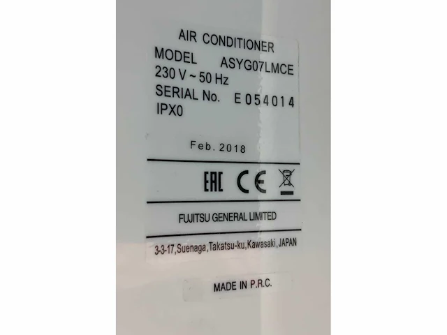 2018 fujitsu airconditioning - afbeelding 11 van  11