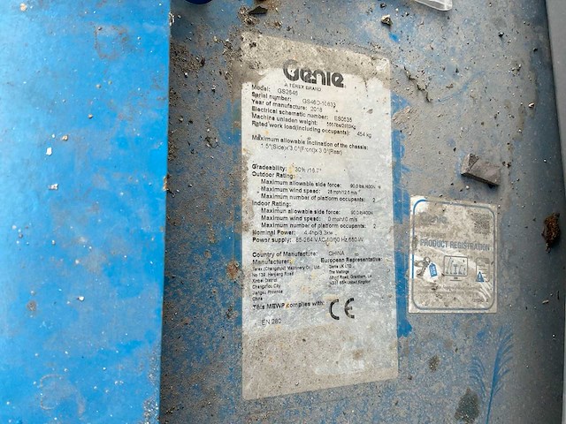 2018 genie gs-2646 hoogwerker - afbeelding 18 van  32