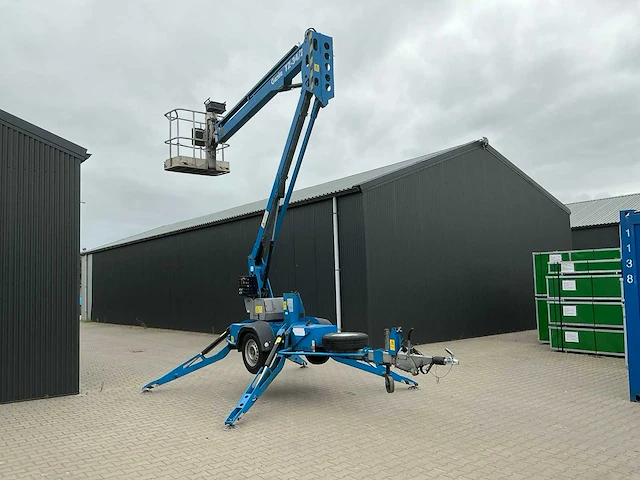 2018 genie tz34/20 (261 h.) knik-telescoophoogwerker op aanhangwagen - afbeelding 7 van  40