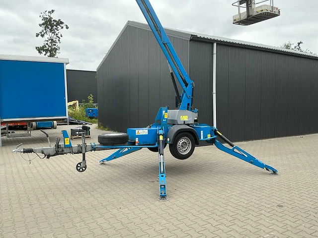 2018 genie tz34/20 (261 h.) knik-telescoophoogwerker op aanhangwagen - afbeelding 10 van  40