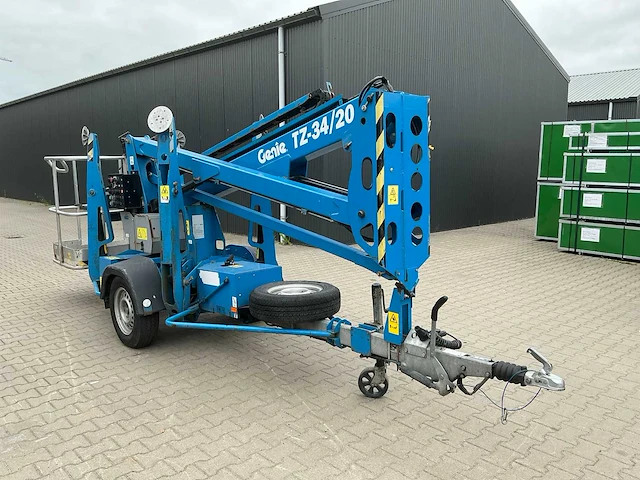 2018 genie tz34/20 (261 h.) knik-telescoophoogwerker op aanhangwagen - afbeelding 12 van  40