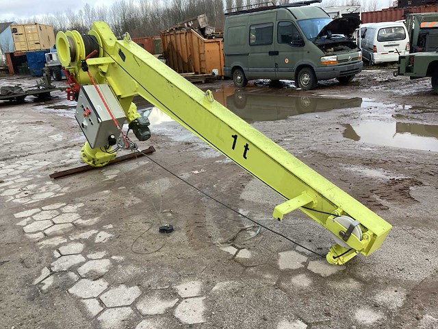 2018 global davit gmbh rms 10/3,2 zwenkarmkraan - afbeelding 3 van  10