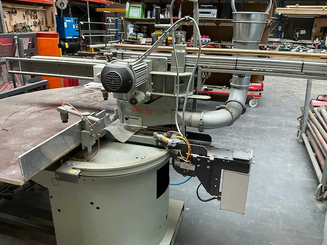 2018 graule/tigerstop grauledrive 2d half automatische radiaal afkortcircelzaal machine - afbeelding 9 van  21