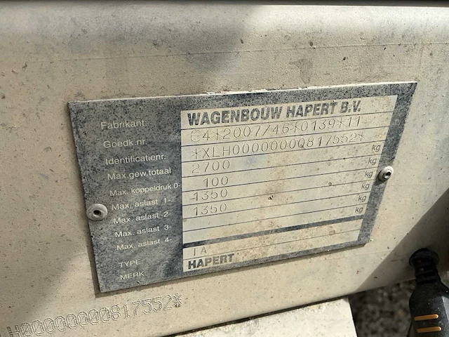 2018 hapert kiep aanhangwagen - afbeelding 9 van  17