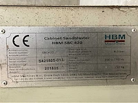 2018 hbm sbc 420 straalcabine - afbeelding 10 van  11