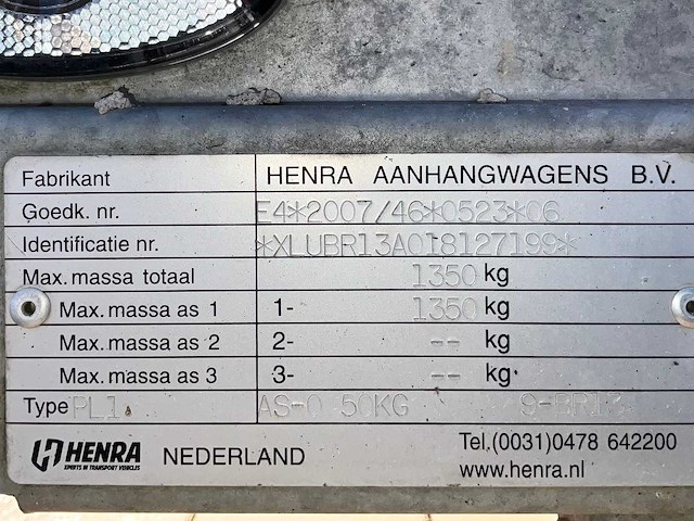 2018 henra de boer tijdelijk bouw dbm schaft aanhangwagen - afbeelding 6 van  14