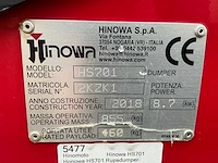 2018 hinowa hs701 dumper - afbeelding 8 van  16
