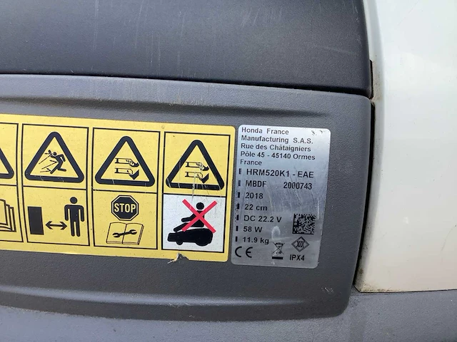 2018 honda hrm520 robotmaaier - afbeelding 7 van  7