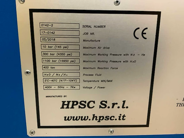 2018 hpsc 400t horizontale afsluiter testbank - afbeelding 16 van  24