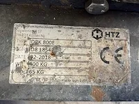 2018 htz dpk800e stenenklem hydraulisch - afbeelding 7 van  7