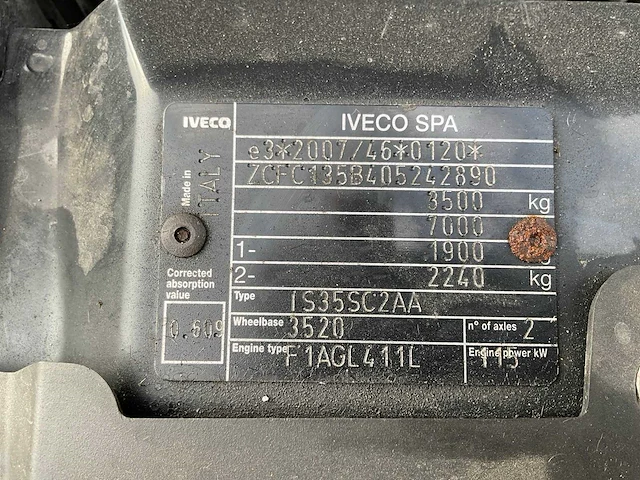 2018 iveco daily 35-160 himatic bedrijfswagen - afbeelding 18 van  25