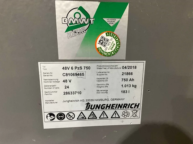 2018 jungheinrich efg 216 vorkheftrucks - afbeelding 7 van  17