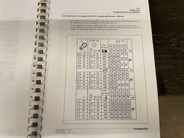 2018 kaltenbach kks 450 e boor en zaaglijn - afbeelding 24 van  44