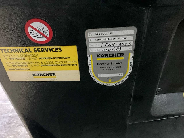 2018 kärcher km90/60 r veegmachine - afbeelding 2 van  10
