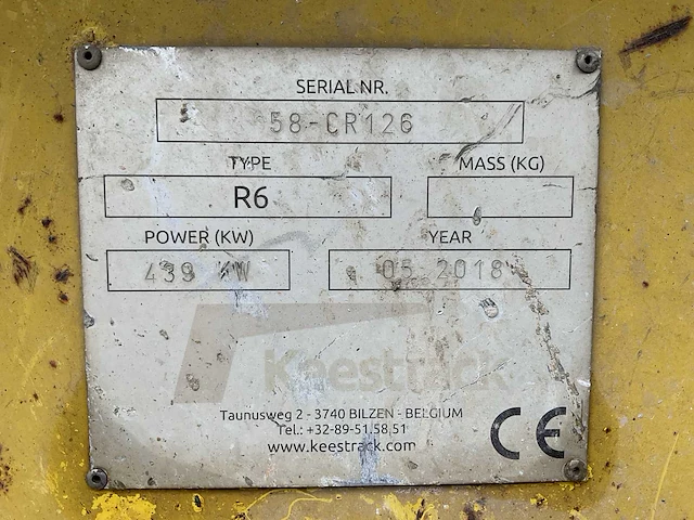 2018 keestrack r6 rotor puinbreker - afbeelding 15 van  22